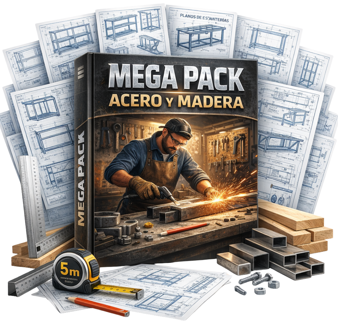 MEGA PACK ACCIAIO E LEGNO
